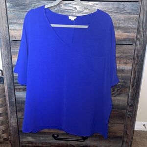 Kimono Style Blue Top